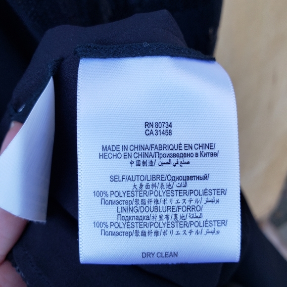 BCBGMaxAzria Black NERA Sequin Open Back Dress -10 - Picture 16 of 16